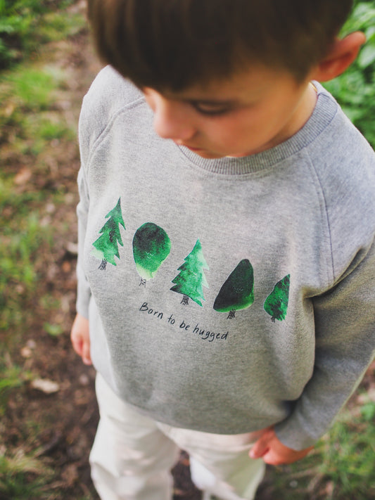 Metsä/Skogen Children's Sweater, Born To Be Hugged