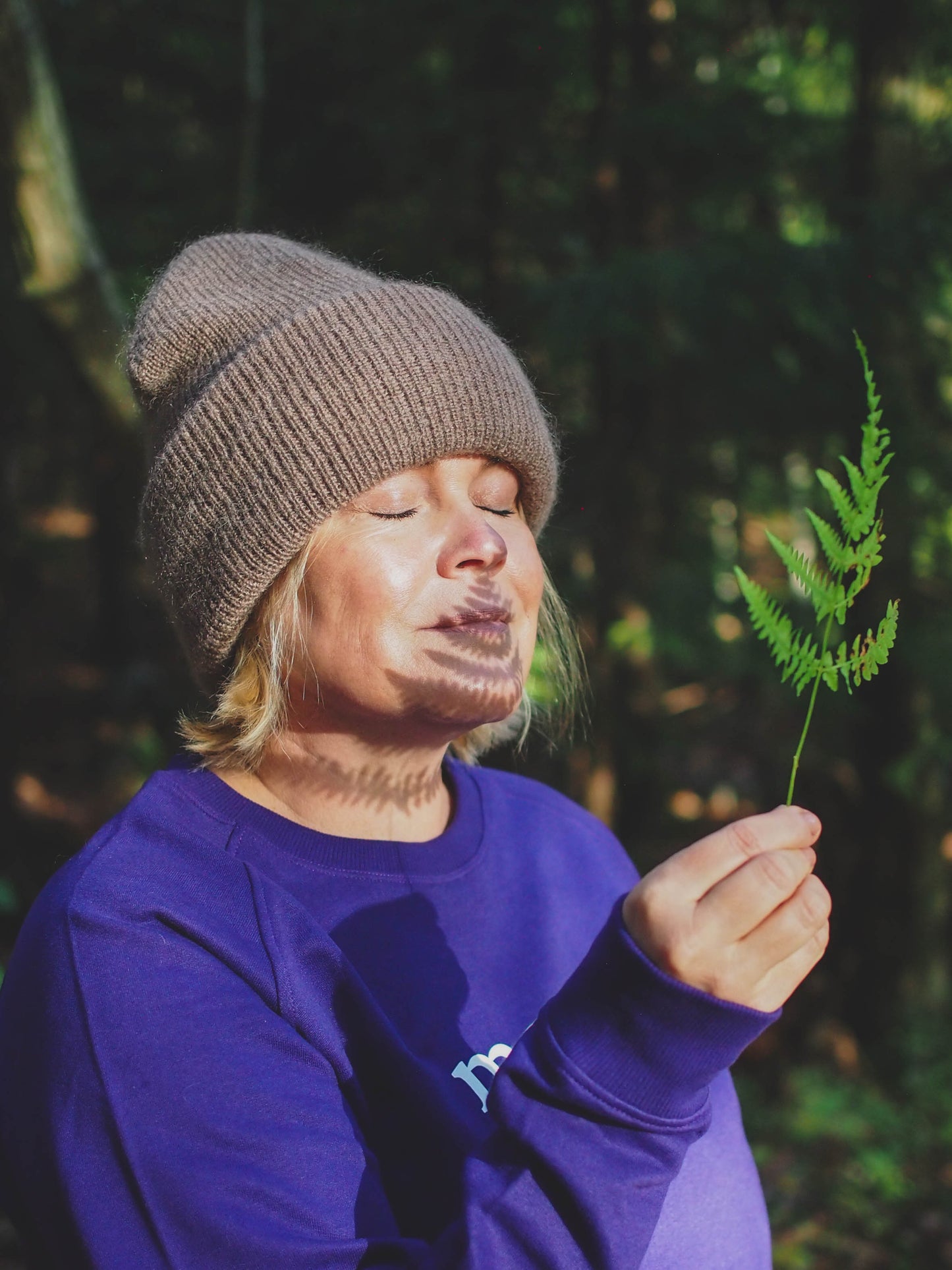 Metsä/Skogen beanie hiekka