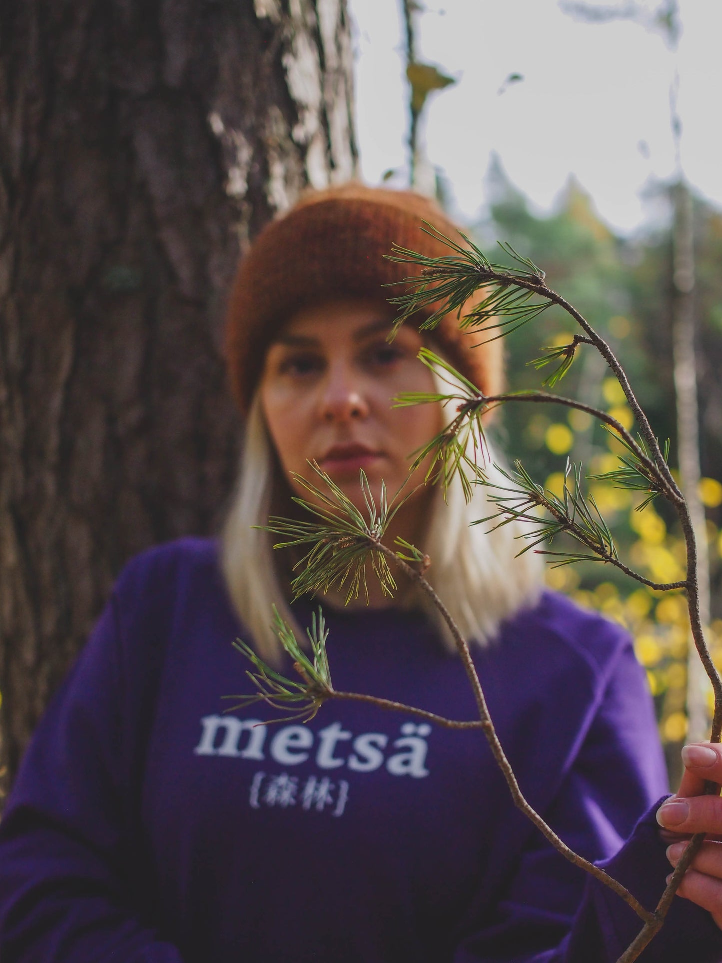 Metsä/Skogen Sweater metsä, purple