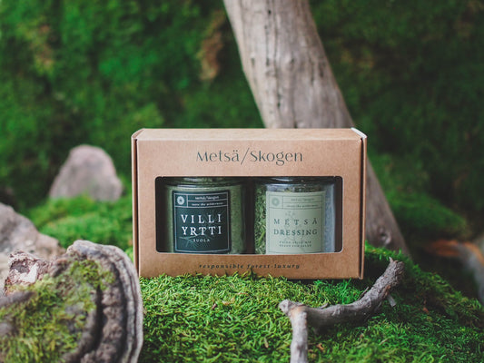 Villiyrttisuola & Metsä Dressing maustesetti