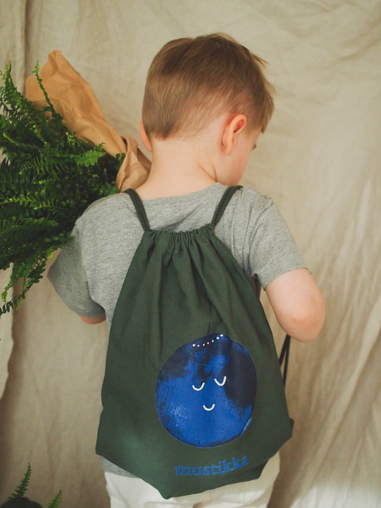 Metsä/Skogen Children's Backpack, Blueberry