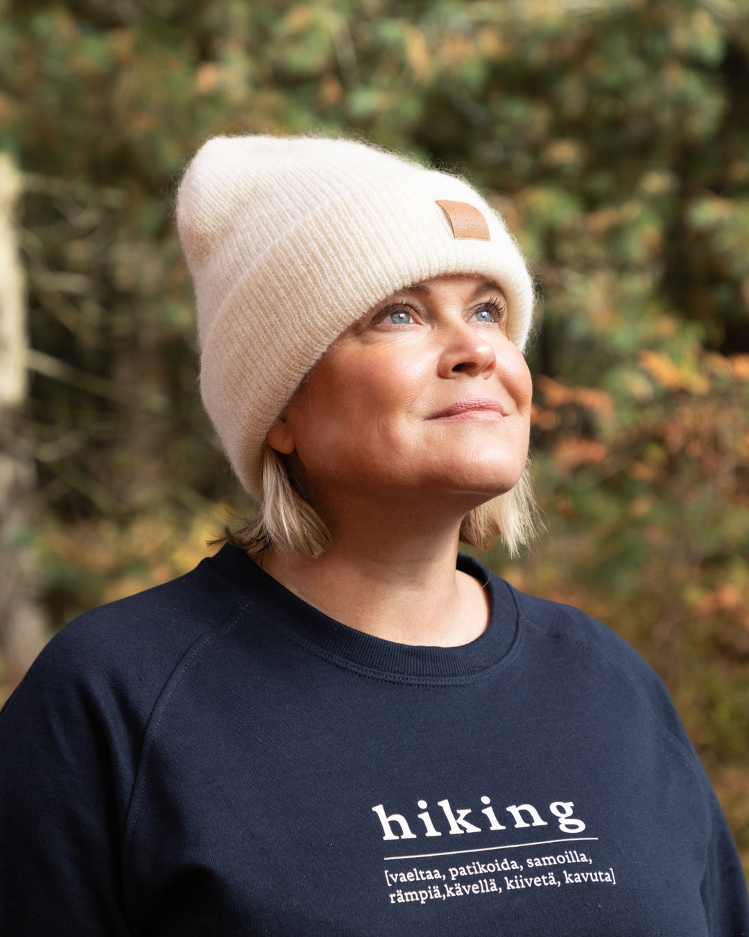 Mohair beanie, havu
