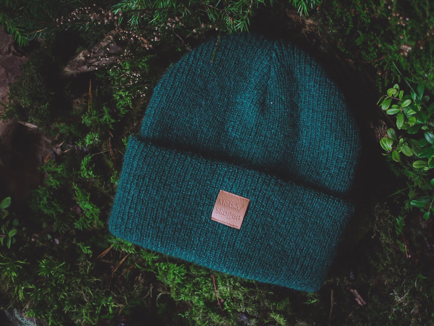 Mohair beanie, havu