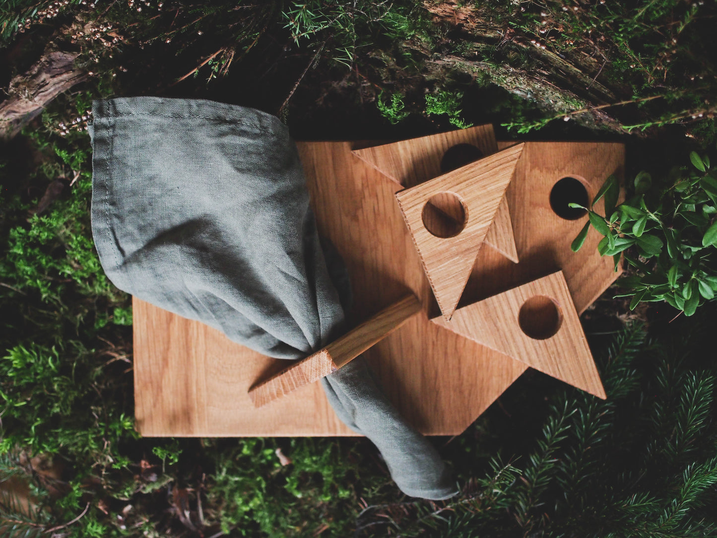 Servettirenkaat, ylijäämäpuu 4 kpl