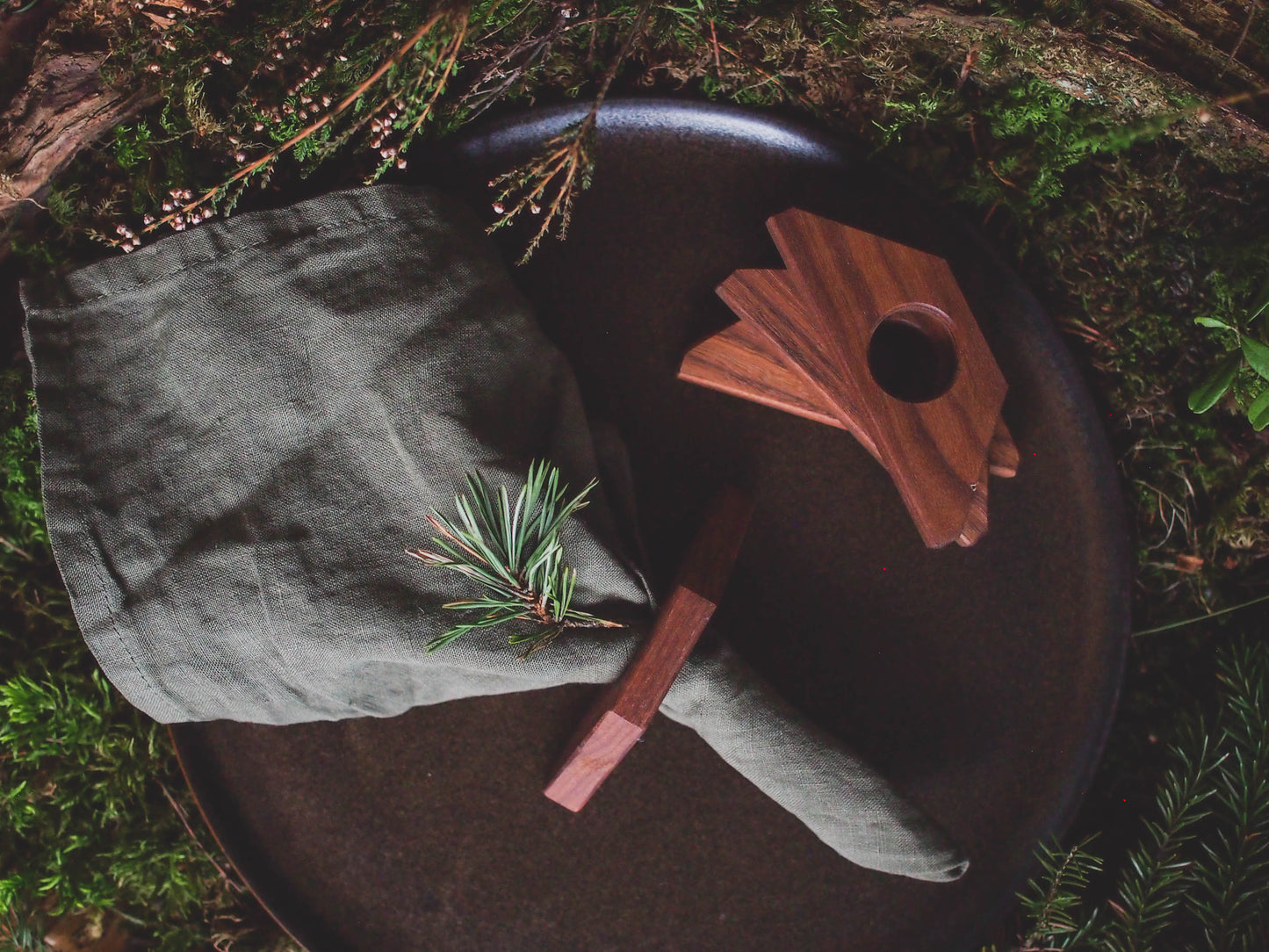 Servettirenkaat, ylijäämäpuu 4 kpl