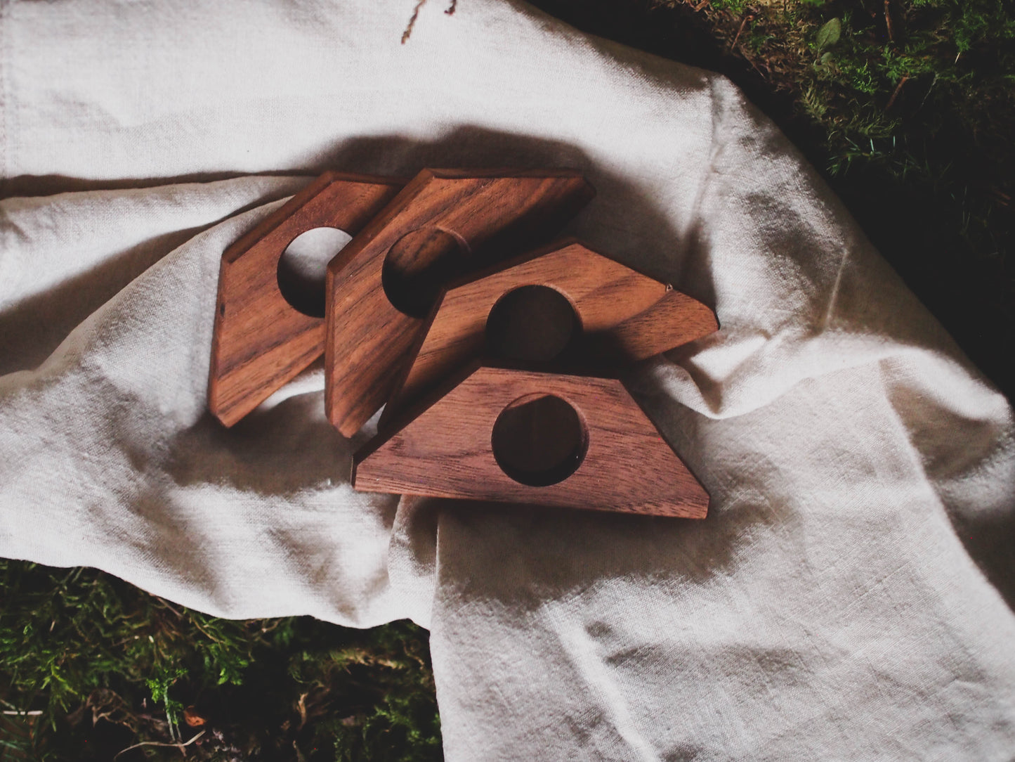 Servettirenkaat, ylijäämäpuu 4 kpl