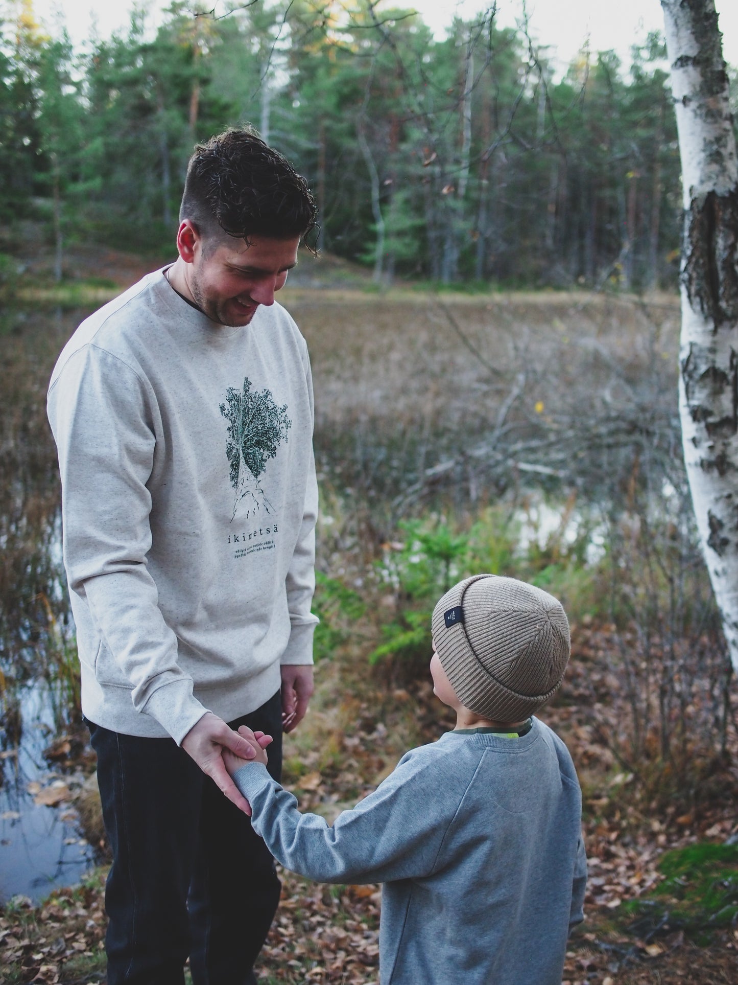 Metsä/Skogen sweatshirt unisex Haapa, eco heather